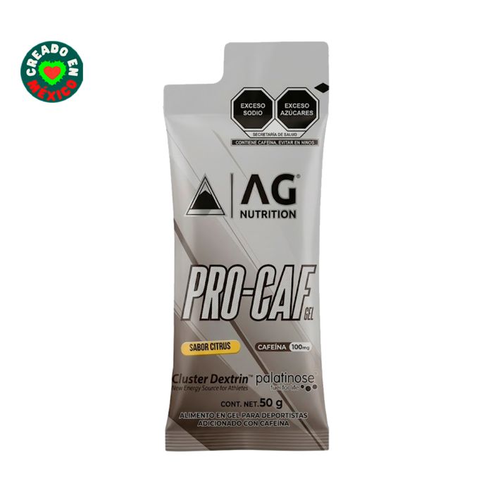 PRO-CAF 100 mg Gel 50 gr de Ag Nutrition en Bikepacking, Running, Energeticos, Energeticos, GELES Y GOMITAS, Geles y Gomitas solo en Principal