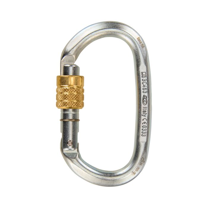 Mosquetón de acero Oval Pillar SG Screw Lock - Climbing Technology de Climbing Technology en Cañonismo, Alpinismo, Trabajo Vertical, Hardware, Hardware, Arborismo, Hardware, Mosquetones y Maillones, Mosquetones y Maillones, Mosquetones y Maillones, Mosquetones solo en Principal