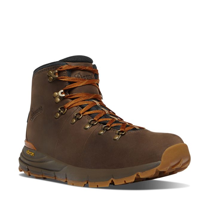 Bottes De Randonnée Danner Mountain Goretex Cuir Marron Pointure 8,5 D (US) - Occasion - Fabriqué USA