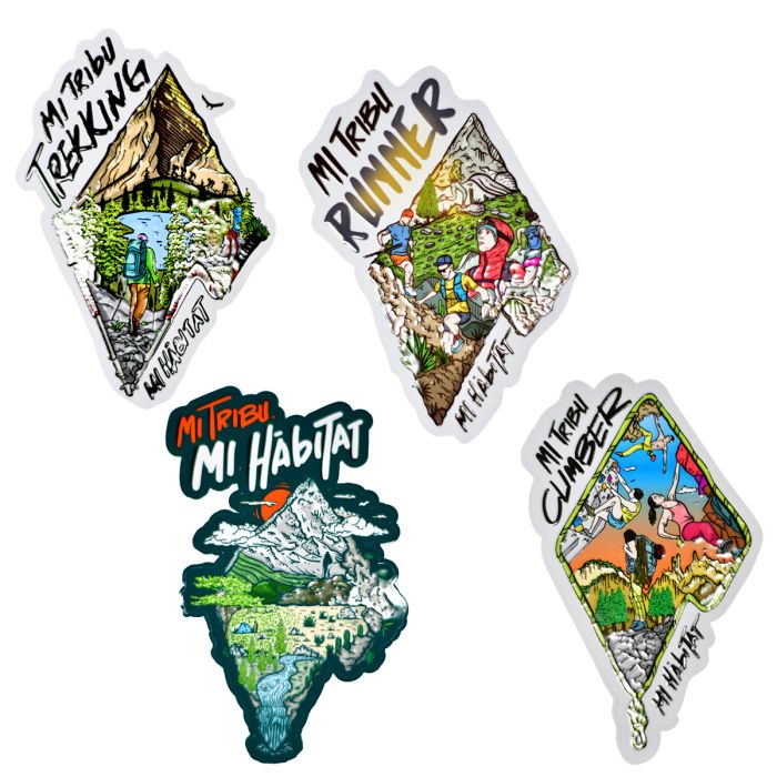 Paquete de Stickers Mi tribu, Mi Hábitat - Deporte Hábitat de Deporte Habitat en solo en Principal Paquete de Stickers Mi tribu, Mi Hábitat - Deporte Hábitat de Deporte Habitat en solo en Principal