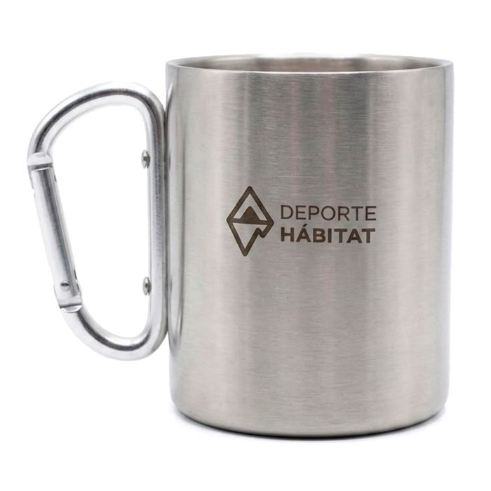 Taza Mosquetón DH - Deporte Hábitat de Deporte Habitat en Bikepacking, Senderismo Y Campismo, Equipo Para Bikepacking, Equipo De Cocina, COCINA Y COMPLEMENTOS, Café y Té solo en Principal