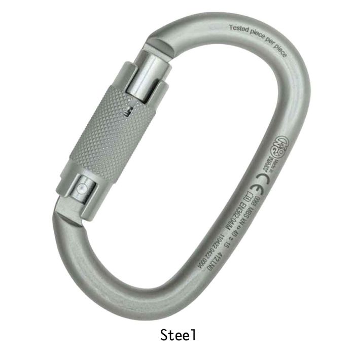 Mosquetón Ovalone de acero Twist Lock - Kong de Kong en Escalada, Trabajo Vertical, Cañonismo, Arborismo, Hardware, Hardware, Hardware, Mosquetones, Ascensores, Mosquetones y Maillones, Mosquetones y Maillones solo en Principal
