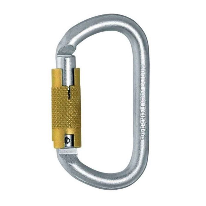 Mosquetón de acero Oval Triple Lock - Singing Rock de Singing Rock en Trabajo Vertical, Hardware, Mosquetones y Maillones solo en Principal