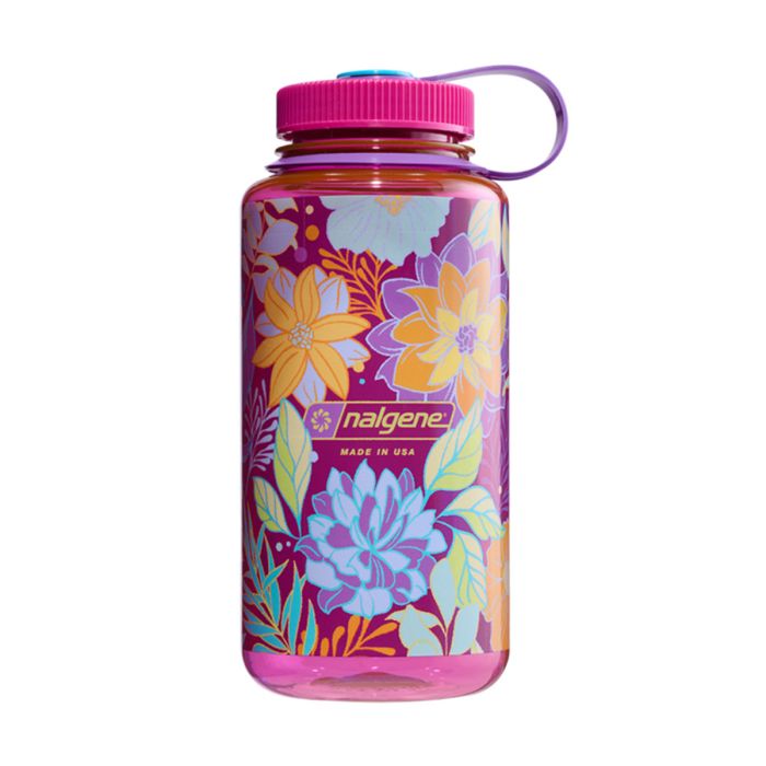 Botella Wide Mouth Sustain Psychedelic Botanical Print 1L - Nalgene de Nalgene en Bikepacking, Senderismo Y Campismo, Hidratacion, Equipo Para Senderismo Y Campismo, ANFORAS Y BOTELLAS, Termos y Botellas solo en Principal
