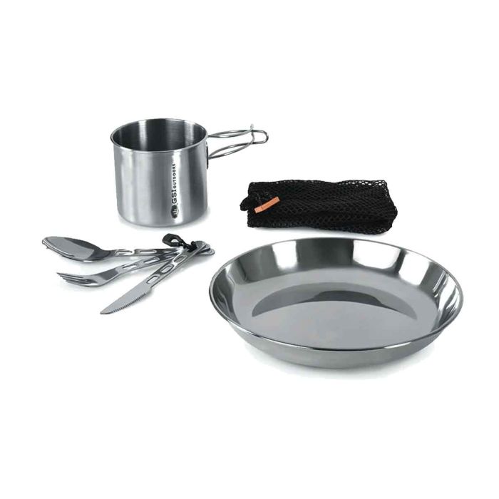 Set de Utensilios Individual Acero - GSI Outdoors de Gsi Outdoors en Senderismo Y Campismo, Equipo De Cocina, Utensilios solo en Principal Set de Utensilios Individual Acero - GSI Outdoors de Gsi Outdoors en Senderismo Y Campismo, Equipo De Cocina, Utensilios solo en Principal