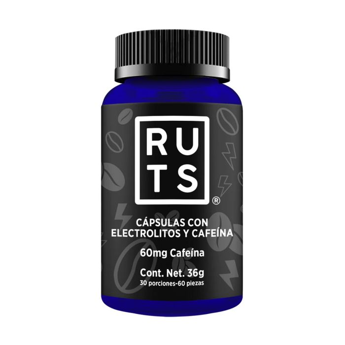 Pastillas de Electrolitos con Cafeína 60 mg - Ruts de Ruts en Bikepacking, Running, Energeticos, Energeticos / Hidratacion, CAPSULAS Y TABLETAS, Capsulas y Tabletas solo en Principal
