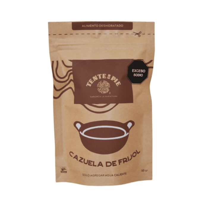 Alimento Deshidratado Cazuela de Frijol - TenteEnPie de Tenteenpie en Senderismo Y Campismo, Equipo Para Senderismo Y Campismo, Supervivencia y Primeros Auxilios solo en Principal