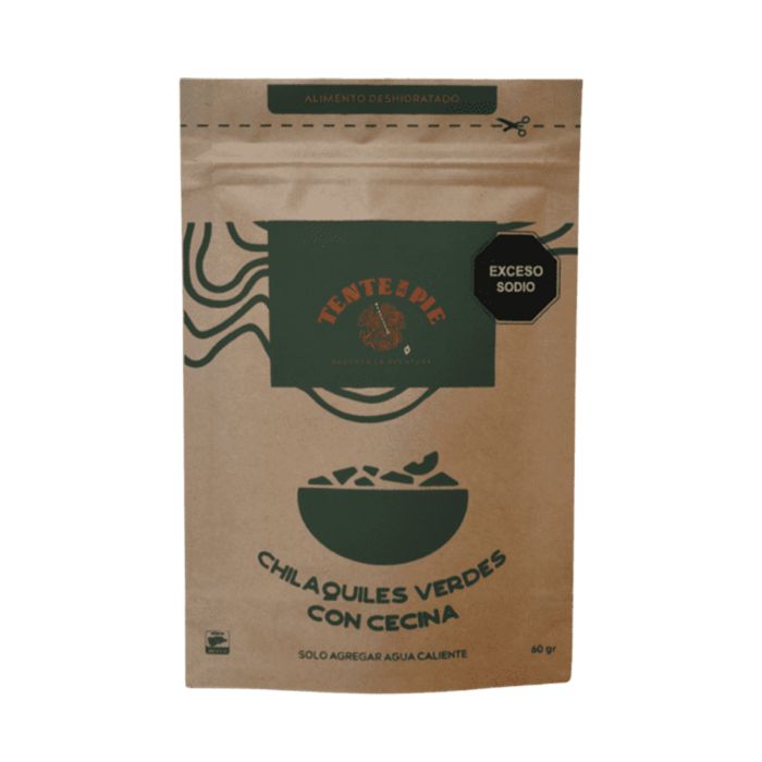 Alimento Deshidratado Chilaquiles con Cecina 60 gr - Tente En Pie de Tente En Pie en Senderismo Y Campismo, Equipo Para Senderismo Y Campismo, Supervivencia y Primeros Auxilios solo en Principal
