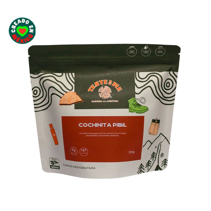 Alimento Deshidratado Cochinita Pibil 120 gr - TenteEnPie de Tenteenpie en Senderismo Y Campismo, Equipo Para Senderismo Y Campismo, Supervivencia y Primeros Auxilios solo en Principal
