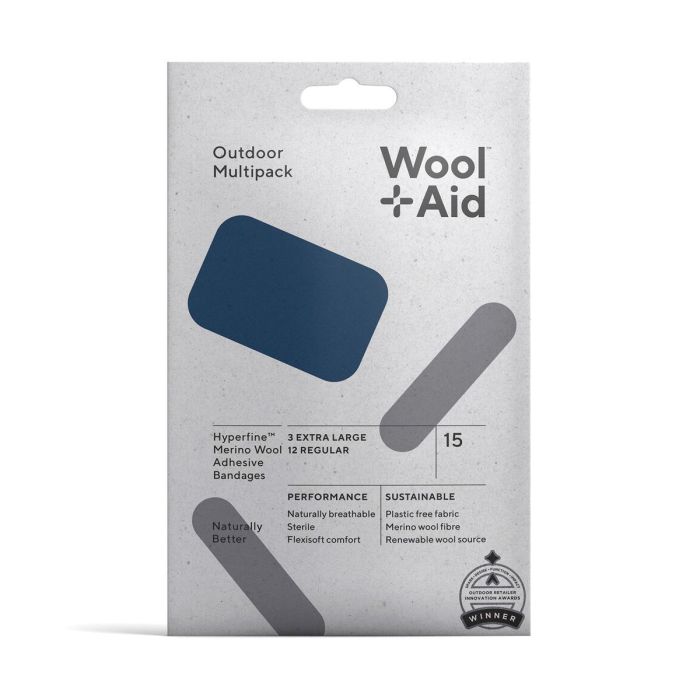 Vendas Adhesivas de Lana Merino Outdoor Multipack - Wool Aid de Wool Aid en Senderismo Y Campismo, Equipo Para Senderismo Y Campismo, Supervivencia y Primeros Auxilios solo en Principal