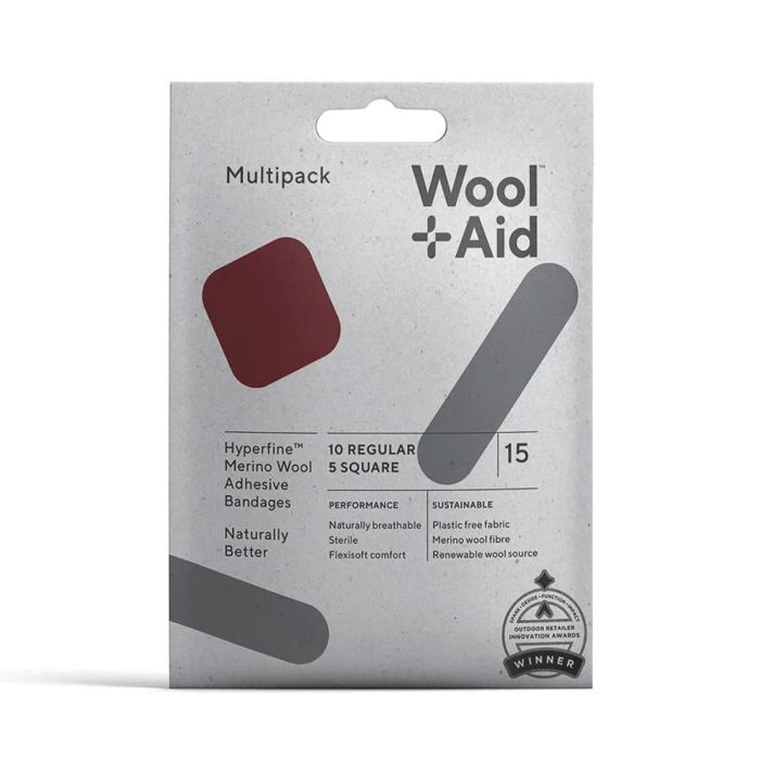 Vendas Adhesivas de Lana Merino Wellness Pack - Wool Aid de Wool Aid en Senderismo Y Campismo, Equipo Para Senderismo Y Campismo, Supervivencia y Primeros Auxilios solo en Principal