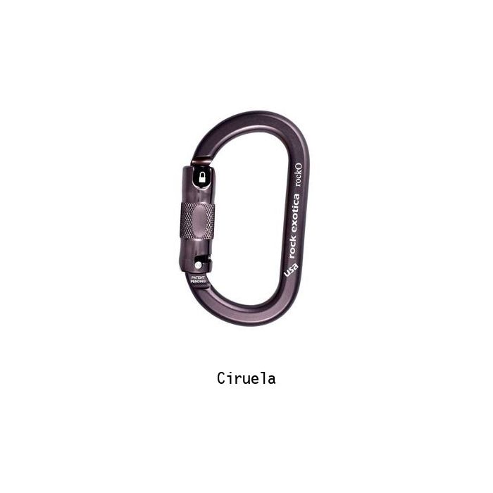 Mosquetón RockO Triple Lock - Rock Exótica de Rock Exotica en Escalada, Alpinismo, Cañonismo, Trabajo Vertical, Hardware, Hardware, Hardware, Arborismo, Hardware, Mosquetones y Maillones, Mosquetones y Maillones, Mosquetones y Maillones, Mosquetones, Mosquetones solo en Principal