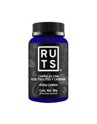 Pastillas de Electrolitos con Cafeína 60 mg - Ruts de Ruts en Bikepacking, Running, Energeticos, Energeticos / Hidratacion, CAPSULAS Y TABLETAS, Capsulas y Tabletas solo en Principal