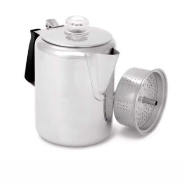 Cafetera 9 tazas Glacier Stainless Perc 1.3 L. - Gsi Outdoors de Gsi Outdoors en Senderismo Y Campismo, Equipo De Cocina, Café y Té solo en Principal