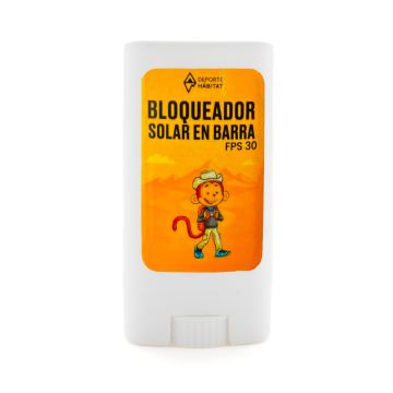 Protector Solar en Barra FPS 30 - Deporte Hábitat de Deporte Habitat en Bikepacking, Senderismo Y Campismo, Running, Salud y Protección, Equipo Para Senderismo Y Campismo, Salud Y Proteccion, Repelentes y Bloqueadores, Supervivencia y Primeros Auxilios, Repelentes y Bloqueadores solo en Principal