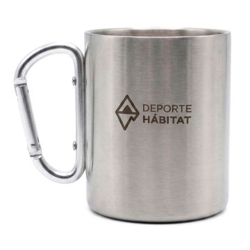 Taza Mosquetón DH - Deporte Hábitat de Deporte Habitat en Bikepacking, Senderismo Y Campismo, Equipo Para Bikepacking, Equipo De Cocina, COCINA Y COMPLEMENTOS, Café y Té solo en Principal