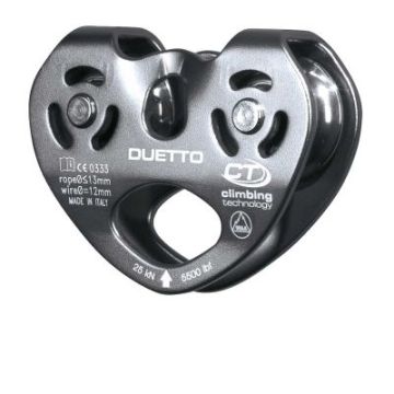 Polea Duetto - Climbing Technology de Climbing Technology en Trabajo Vertical, Hardware, Poleas solo en Principal
