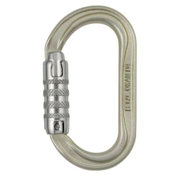 Mosquetón de acero Oxan Triact Lock - Petzl de Petzl en Cañonismo, Alpinismo, Trabajo Vertical, Hardware, Hardware, Arborismo, Hardware, Mosquetones y Maillones, Mosquetones y Maillones, Mosquetones y Maillones, Mosquetones solo en Principal