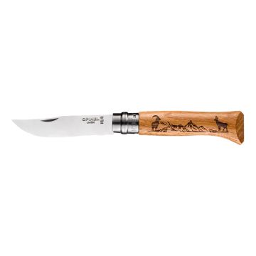 Cuchillo No.8 Animalia - Opinel de Opinel en Senderismo Y Campismo, Equipo Para Senderismo Y Campismo, Supervivencia y Primeros Auxilios solo en Principal