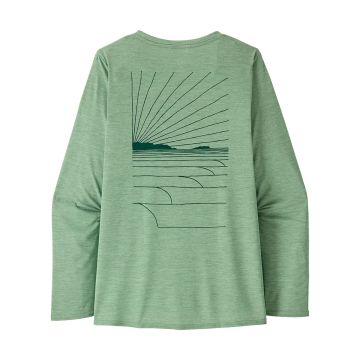 Playera Long-Sleeved Capilene Cool Daily Graphic Waters Mujer - Patagonia de Patagonia en Running, Viaje, Senderismo Y Campismo, Bikepacking, Ropa De Senderismo, Lifestyle Outdoor, Ropa, Ropa, Playeras y Camisas, Camisas Playeras y Tank tops, Playeras, Ropa Superior solo en Principal