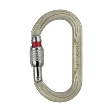 Mosquetón de Acero Oxan Screw lock - Petzl de Petzl en Alpinismo, Trabajo Vertical, Hardware, Arborismo, Hardware, Mosquetones, Mosquetones y Maillones, Mosquetones y Maillones solo en Principal