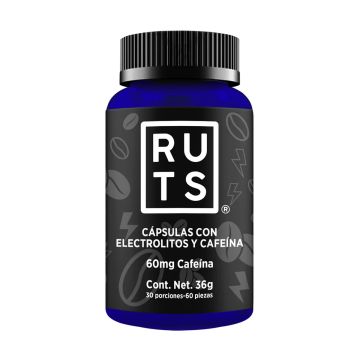 Pastillas de Electrolitos con Cafeína 60 mg - Ruts de Ruts en Bikepacking, Running, Energeticos, Energeticos / Hidratacion, CAPSULAS Y TABLETAS, Capsulas y Tabletas solo en Principal